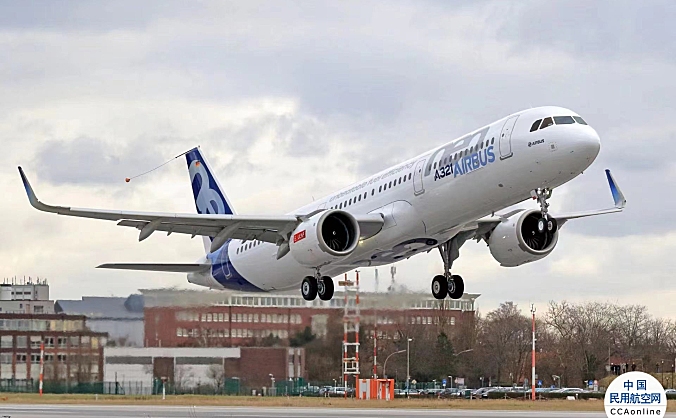 空客天津总装线投产首架A321飞机