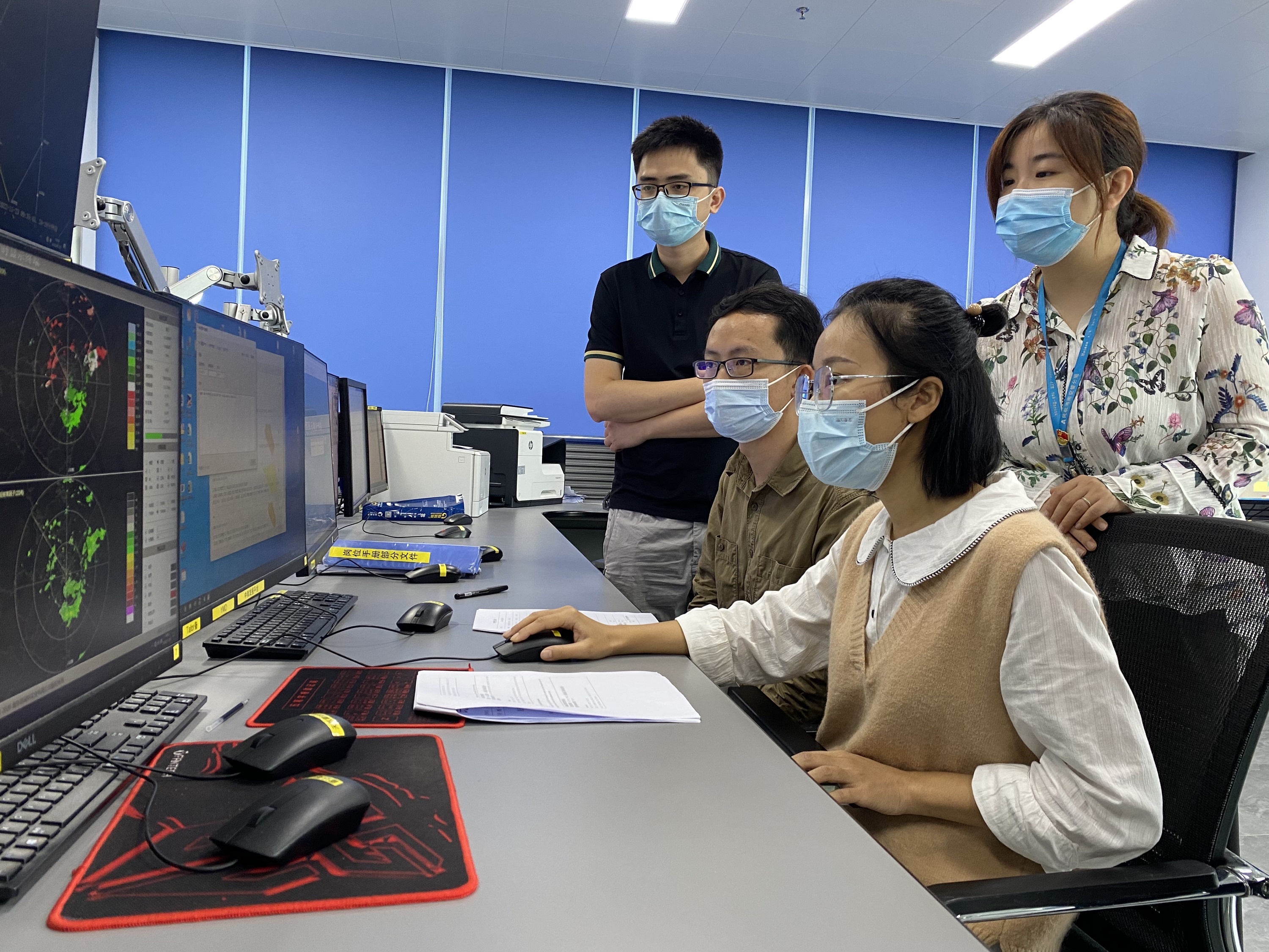 民航海南空管分局积极配合完成2022年亚太地区重要气象情报测试工作