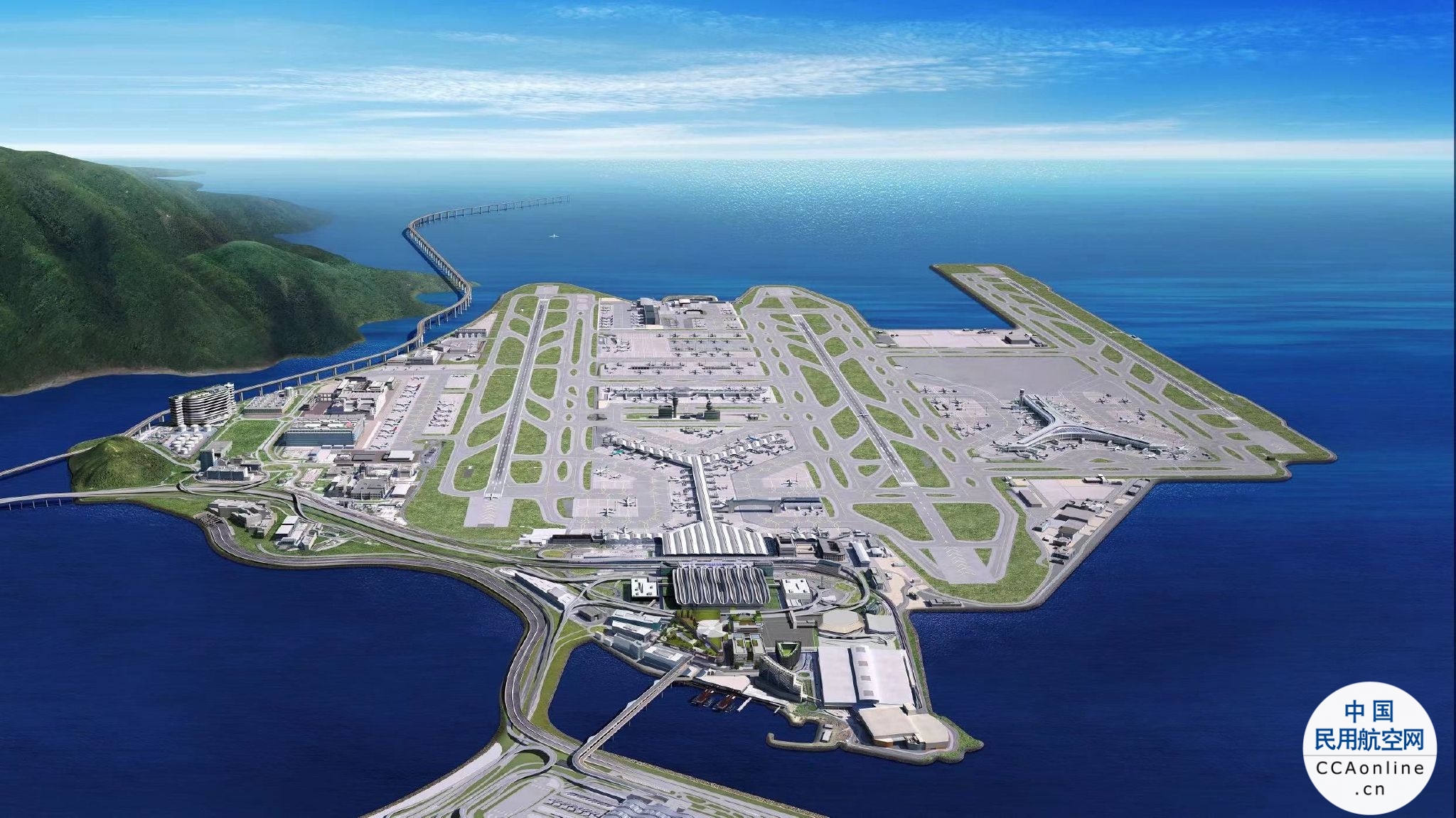 香港国际机场第三跑道正式启用 宋志勇致辞祝贺