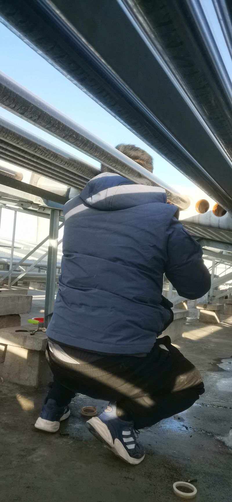 （河北）不畏嚴寒 做好后勤保障