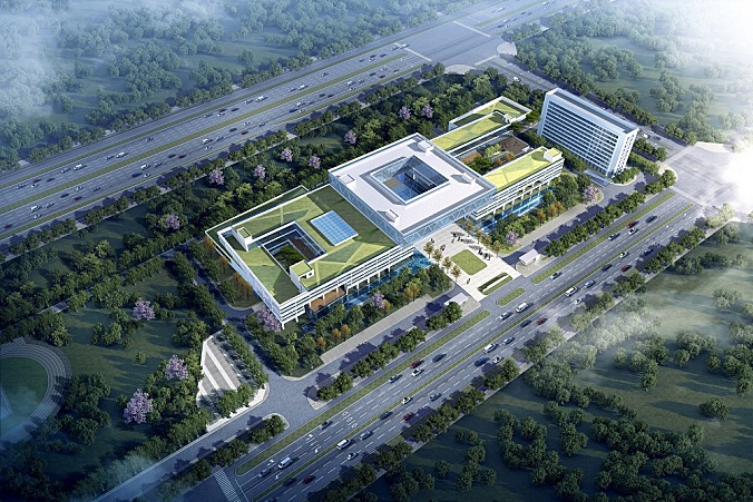 西安咸阳国际机场三期扩建空管工程空管大楼东区主体封顶