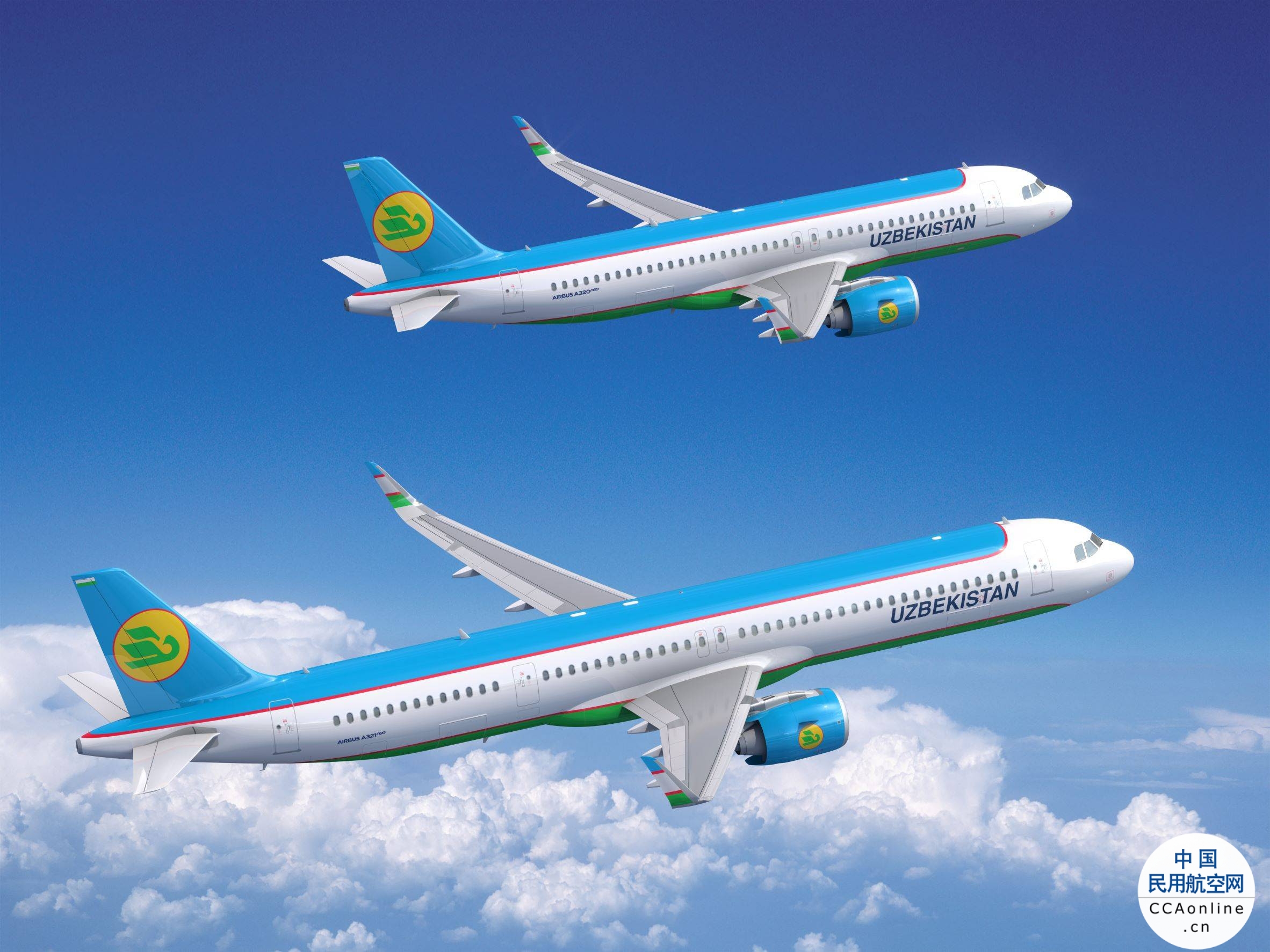 乌兹别克斯坦航空订购12架空客A320neo系列飞机