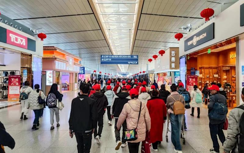 2023年春节假期期间云南机场运送旅客112.49万人次