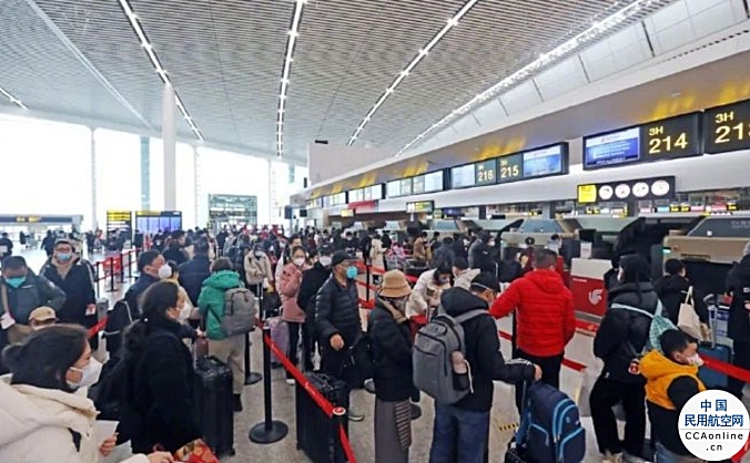春节假期 重庆江北机场迎送旅客76.72万人次