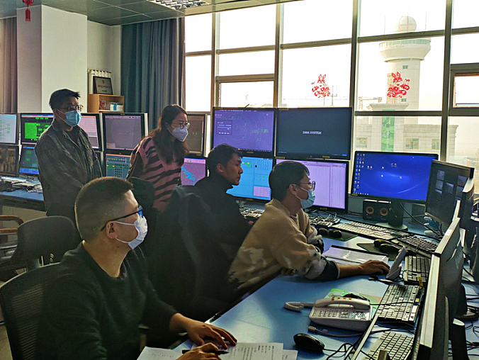 青海空管分局技术保障部导航室、雷达室完成第一季度联合应急演练
