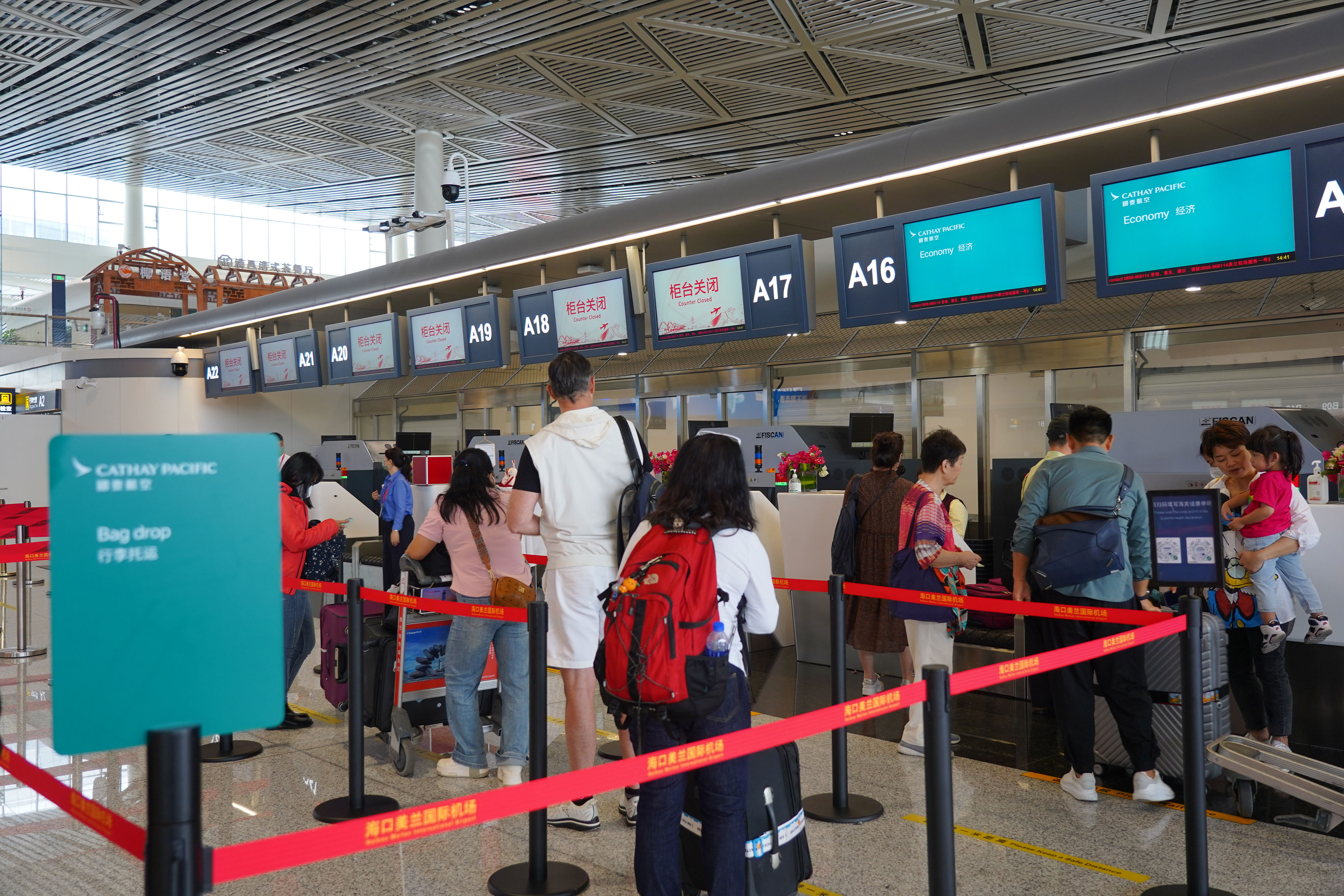 一周16班！海口美兰国际机场再次加密海口往返香港航班