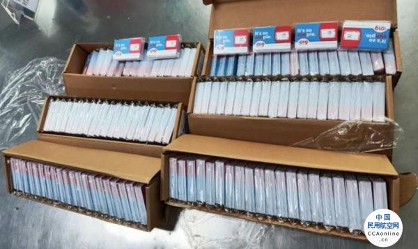广州海关查获10001张境外电话卡
