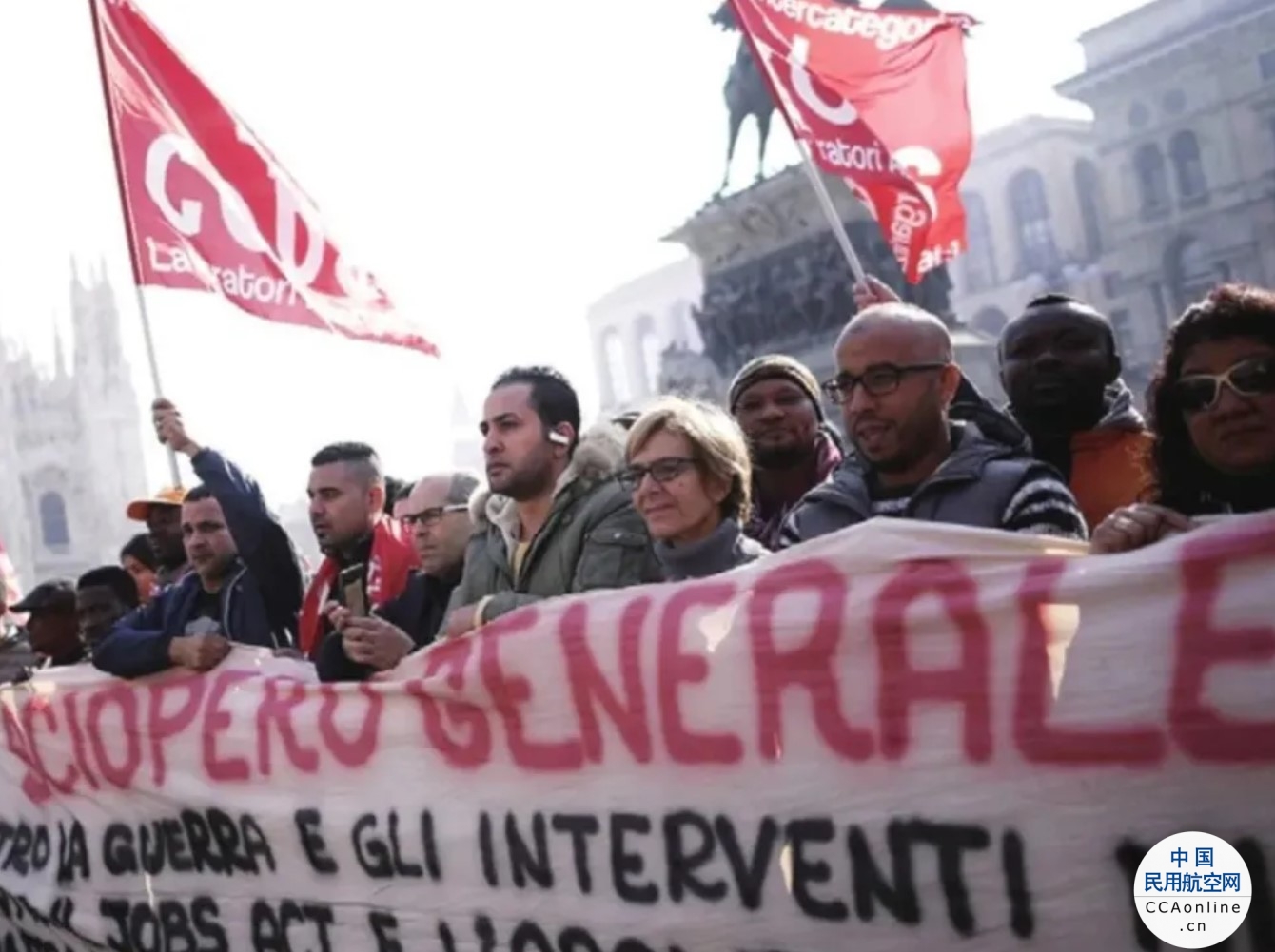 意大利铁路和航空系统将举行全国范围罢工