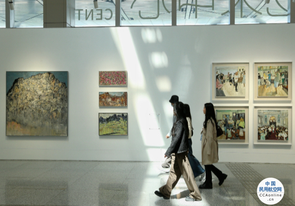 西南首个机场艺术中心在贵阳机场开馆
