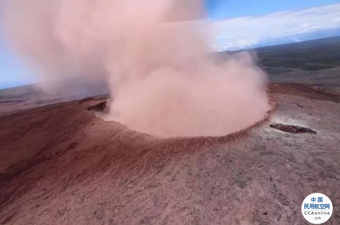 夏威夷基拉韦火山今年第三度喷发 “红色”航空预警发布