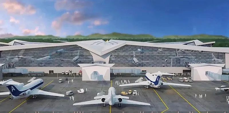 新疆准东五彩湾将建设通用机场