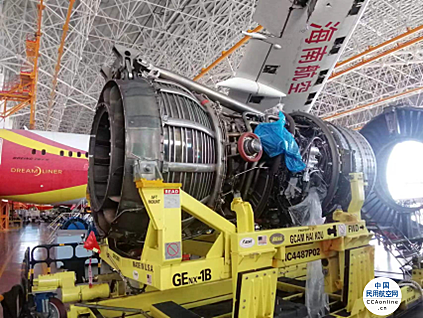 海口吉耐斯承接首台航空发动机维修业务
