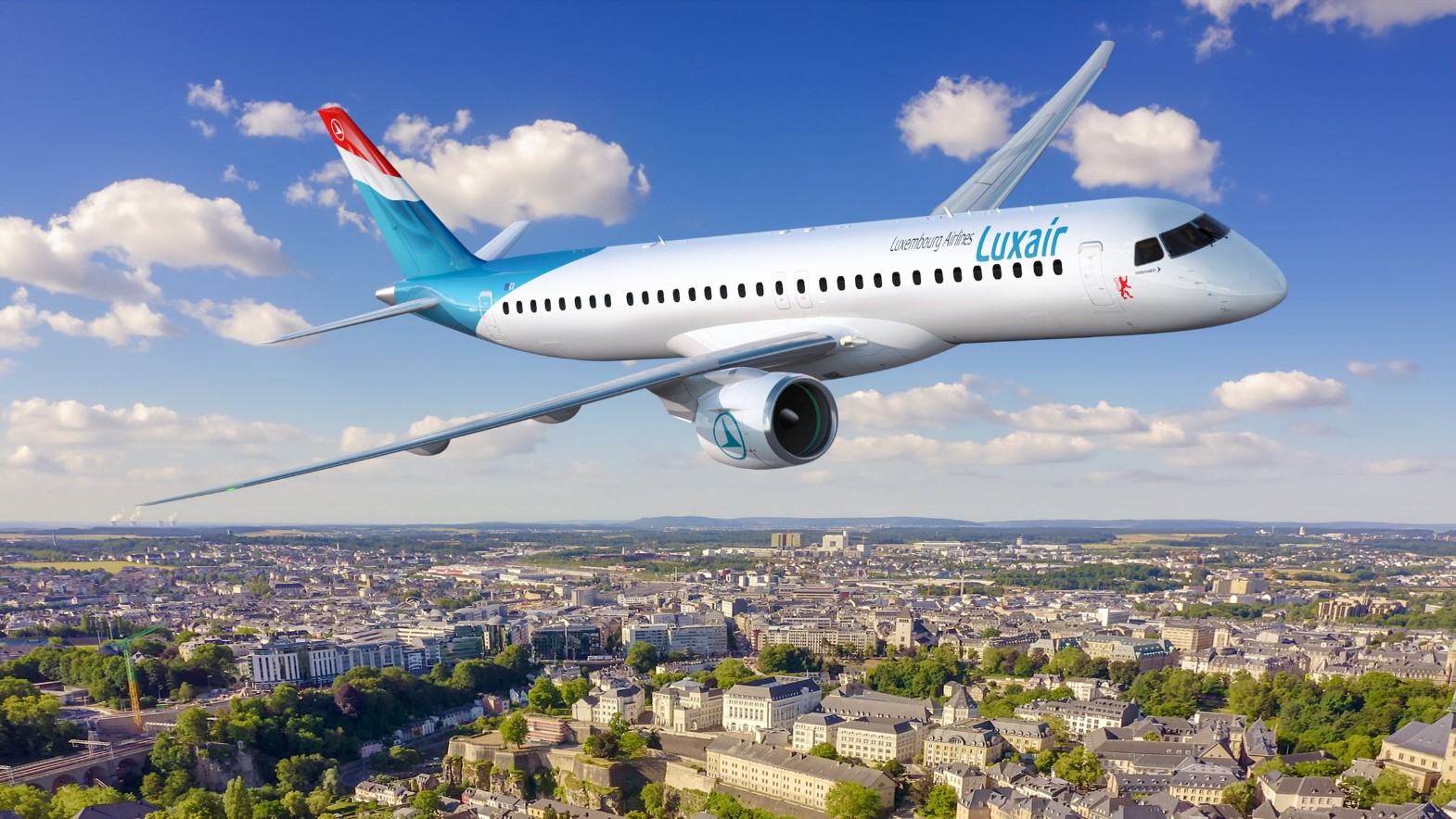 卢森堡航空选购9架巴航工业E195-E2飞机