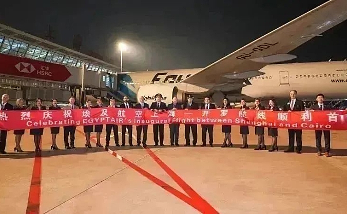 上海开通首条往返埃及航线