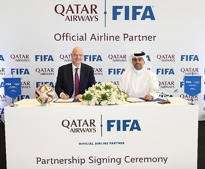 卡塔尔航空与国际足联续签长期合作伙伴关系至 2030 年