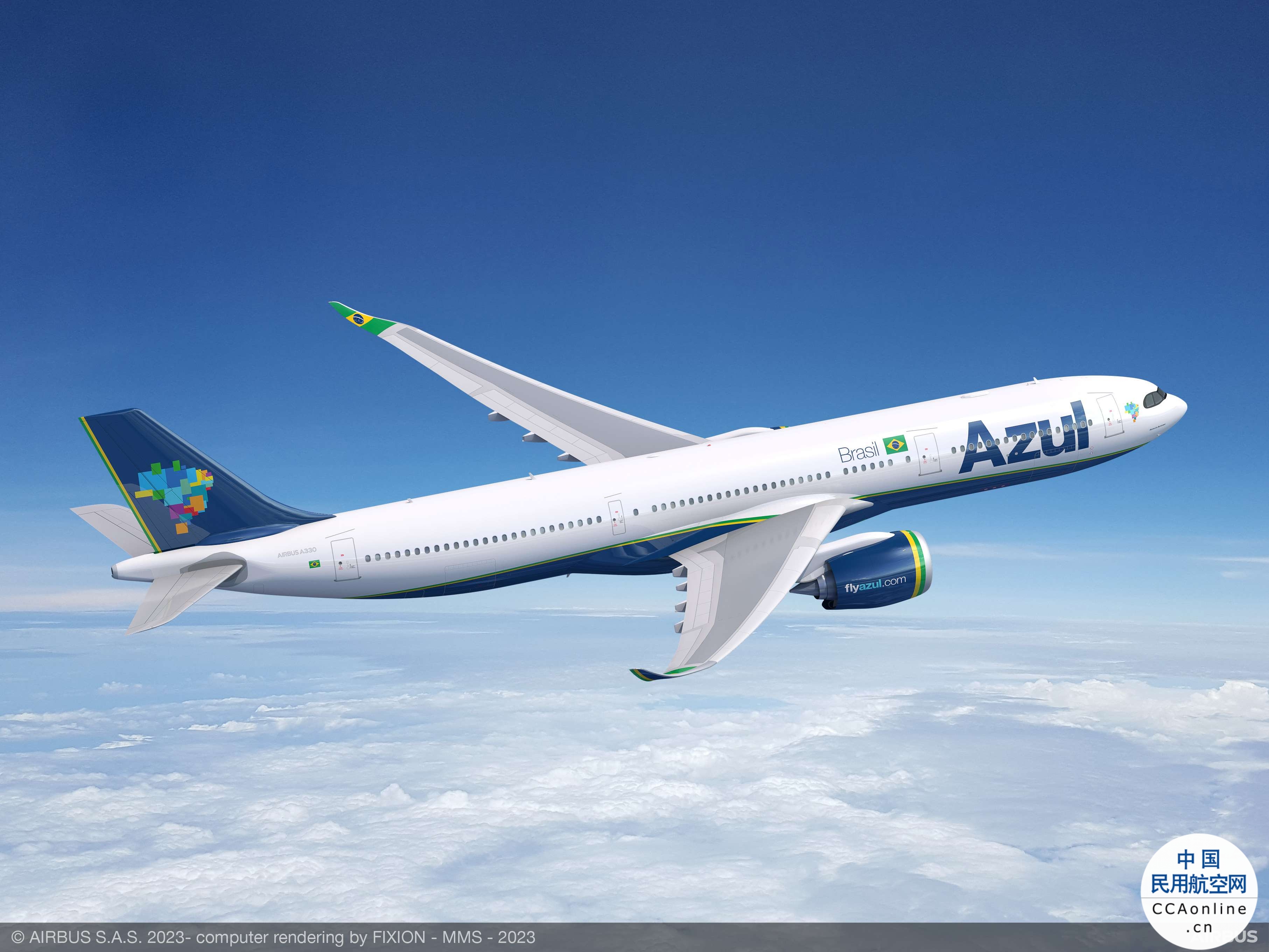 蔚蓝航空宣布增购四架空客A330neo飞机
