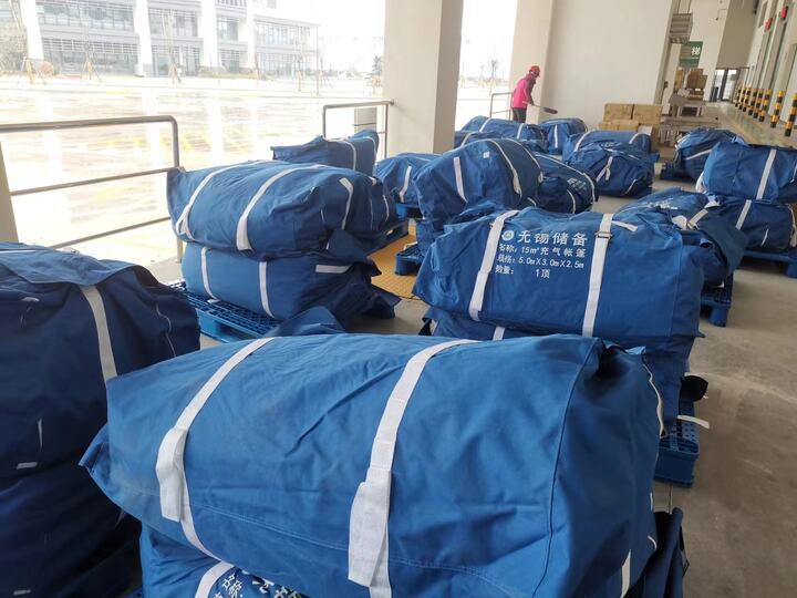 无锡硕放机场助无锡首批27吨援助物资最快抵达青海海东