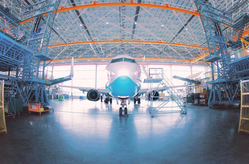 太古飞机维修新厂区项目：年维修定检出场飞机800余架次