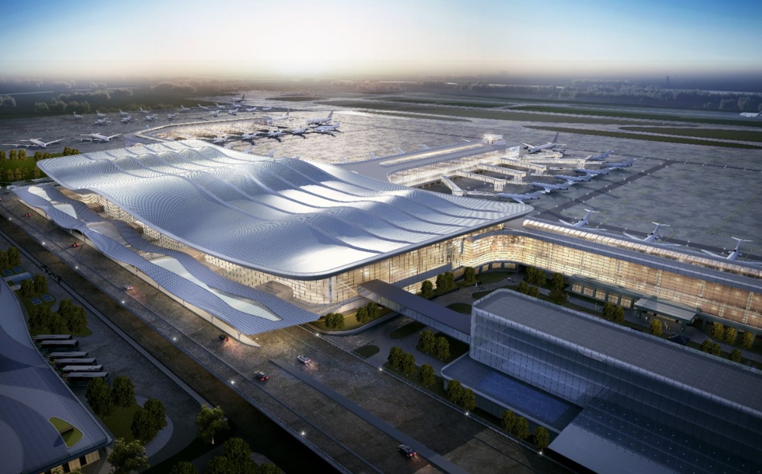 烟台机场二期飞行区项目通过行业验收