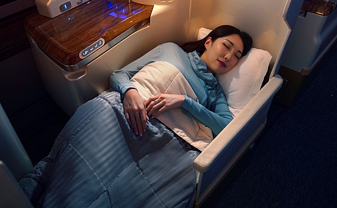 阿联酋航空商务舱专属豪华睡衣隆重登场