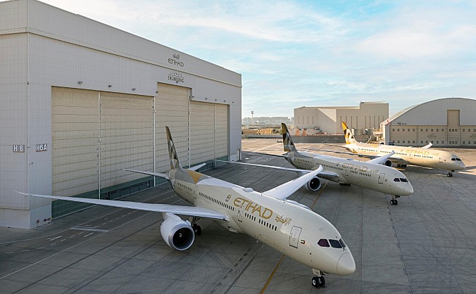 三架全新波音787-9梦幻客机加入阿提哈德航空机队