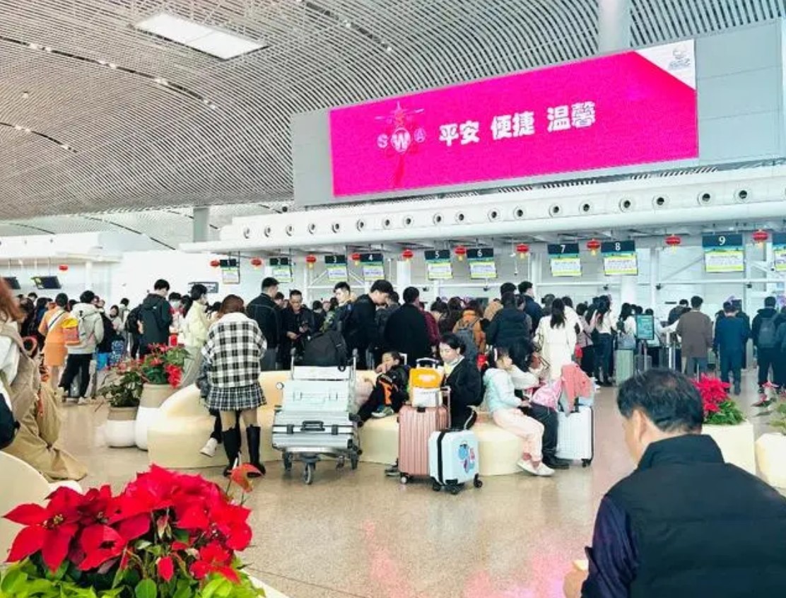 揭阳潮汕机场春运期间 旅客吞吐量超118万人次