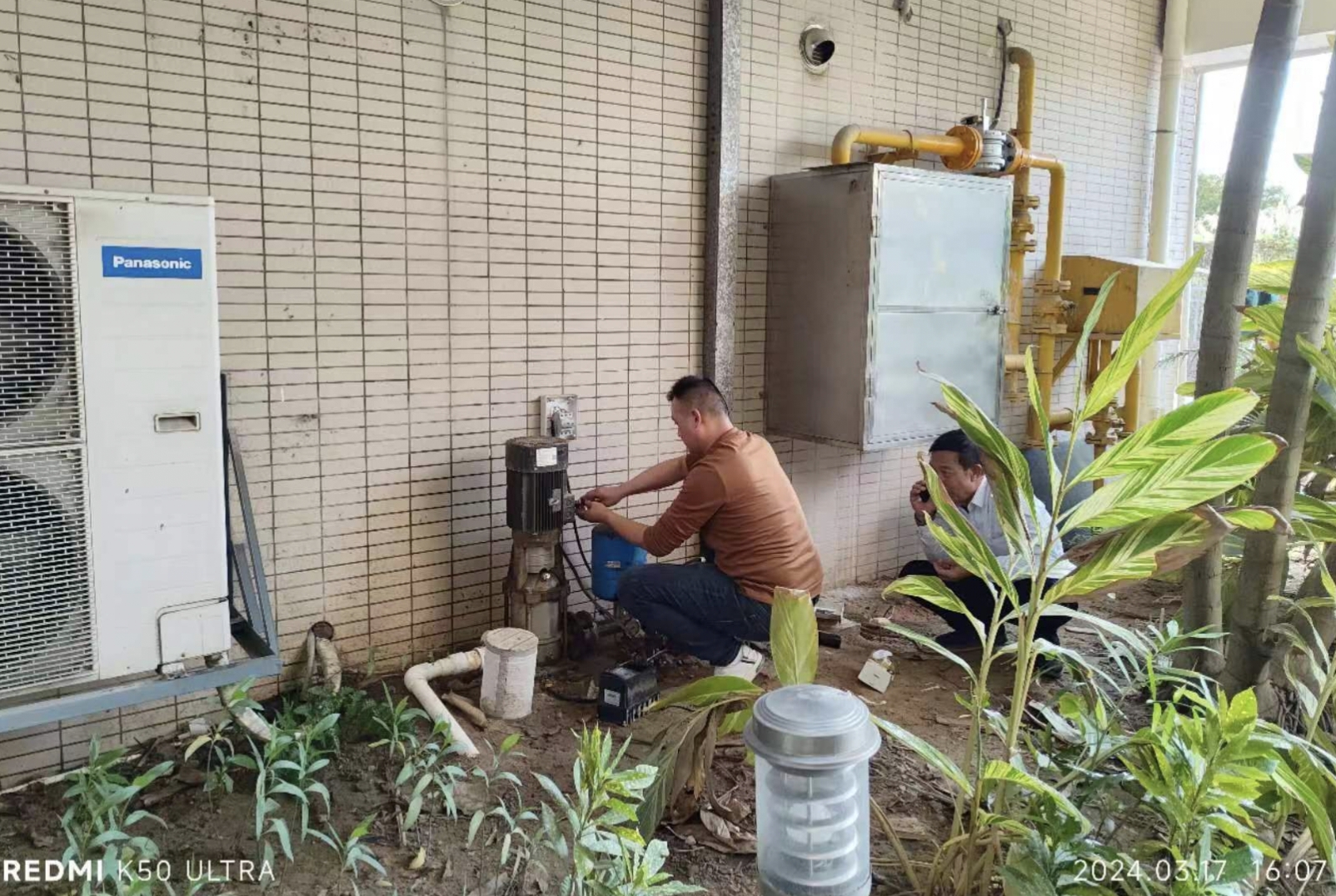 汕头市空管电子科技有限公司及时修复供水设备