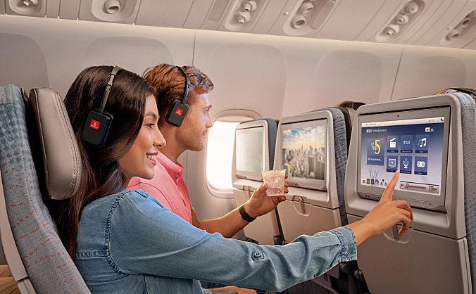 阿联酋航空获评2024年度最佳航空公司大奖之全球“最佳机上娱乐”