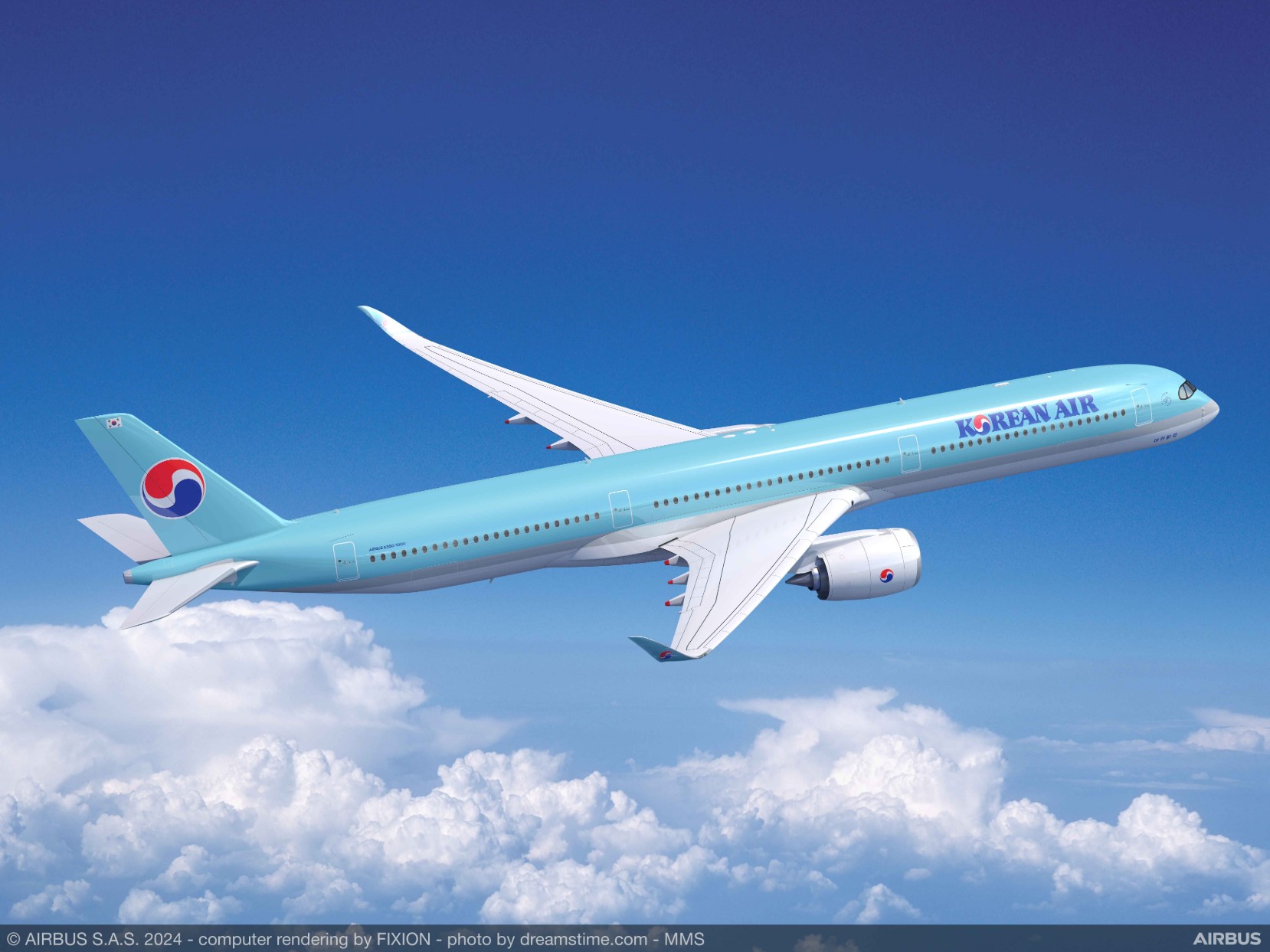 大韩航空订购33架空客A350飞机