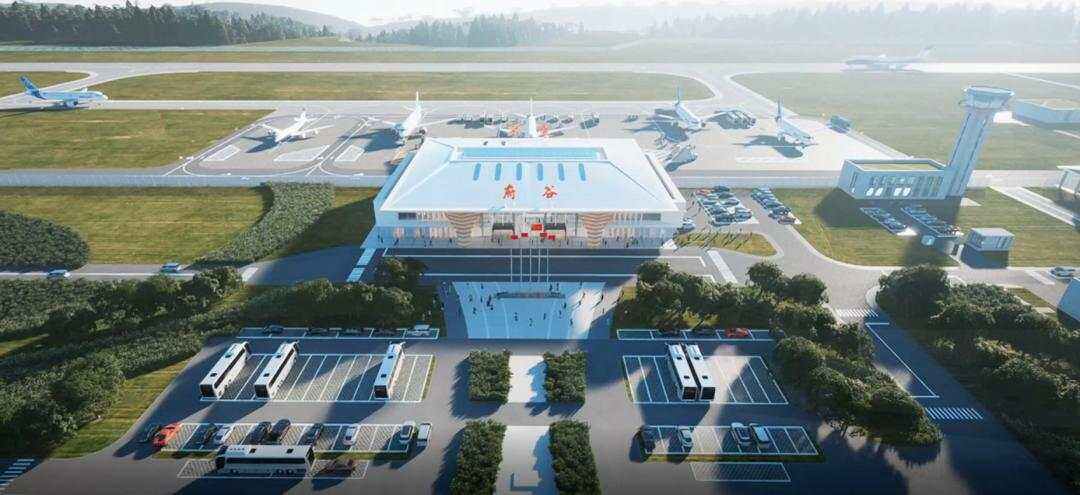 陕西首个县级机场府谷机场项目38个工作面全面开工