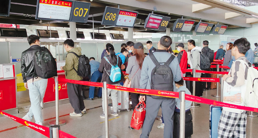 五一期间出境游预定人次增多 天津航空天津始发日韩航线机型升级