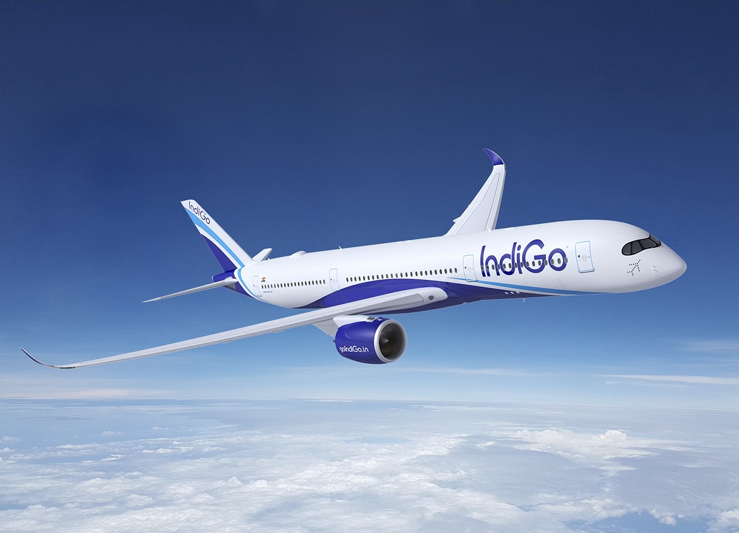 印度靛蓝航空订购30架空客A350宽体飞机