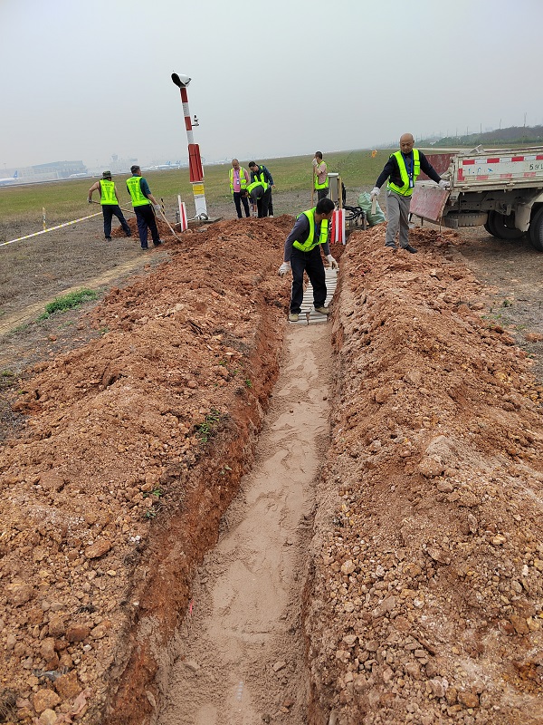 厦门空管站完成自动气象观测系统部分地下线缆更新改造工作