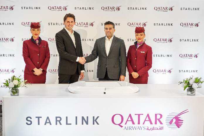 卡塔尔航空成为中东及北非地区首家提供免费星链（Starlink）机上Wi-Fi服务的航空公司