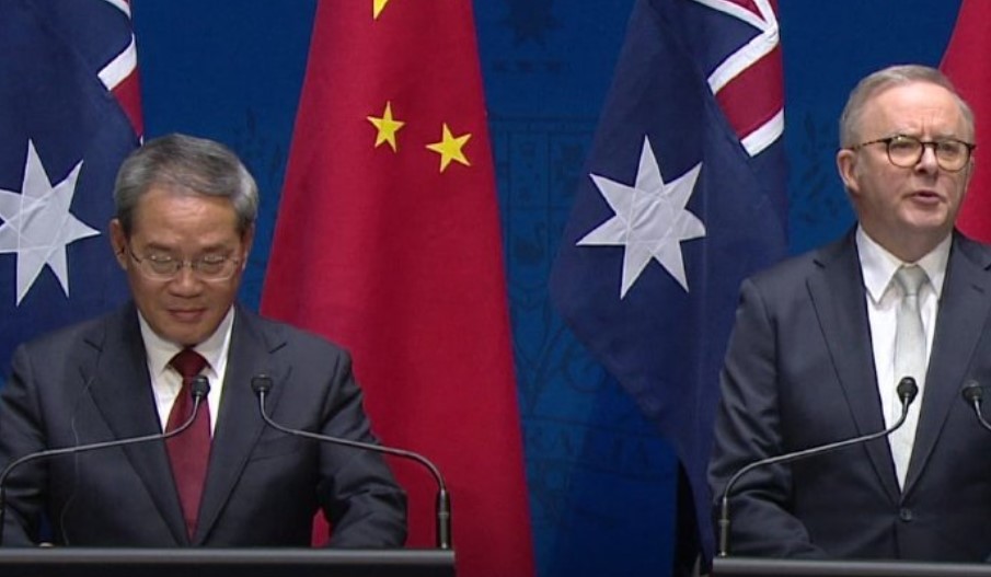 中国对澳大利亚单方面免签