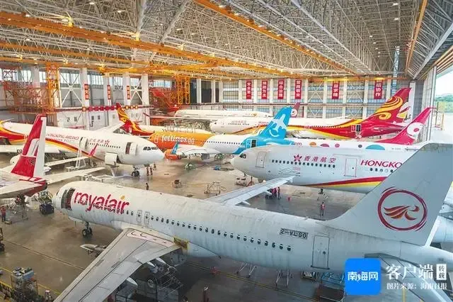海南省航空維修產業蓬勃發展 今年截至5月底已完成235架飛機維修