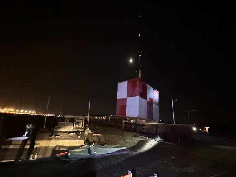 徹夜奮戰 湖北空管分局順利完成風廓線雷達及常規觀測場搬遷工作