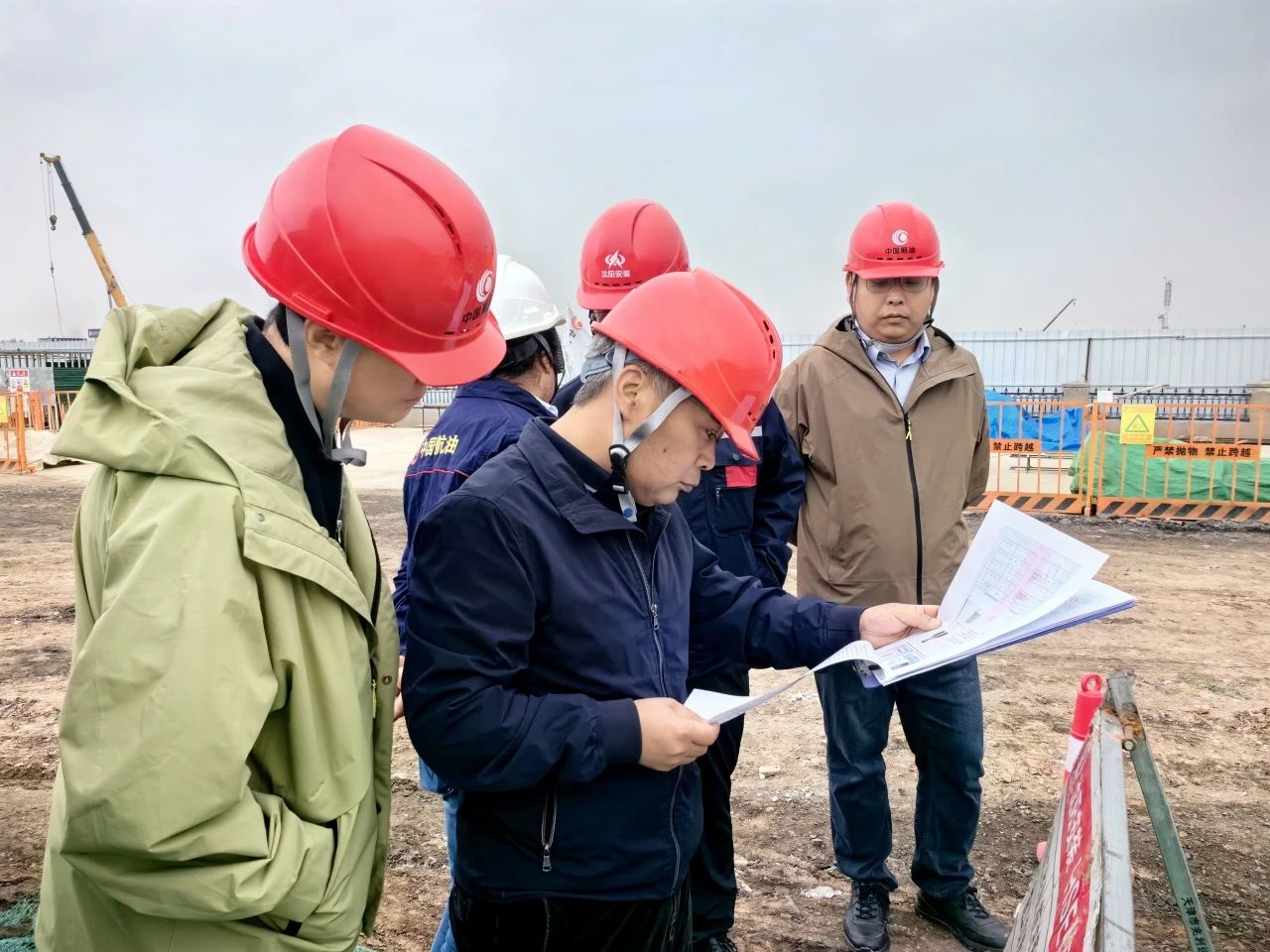 中国航空油料有限责任公司检查组对太原武宿国际机场三期改扩建工程供油工程开展交叉检查工作