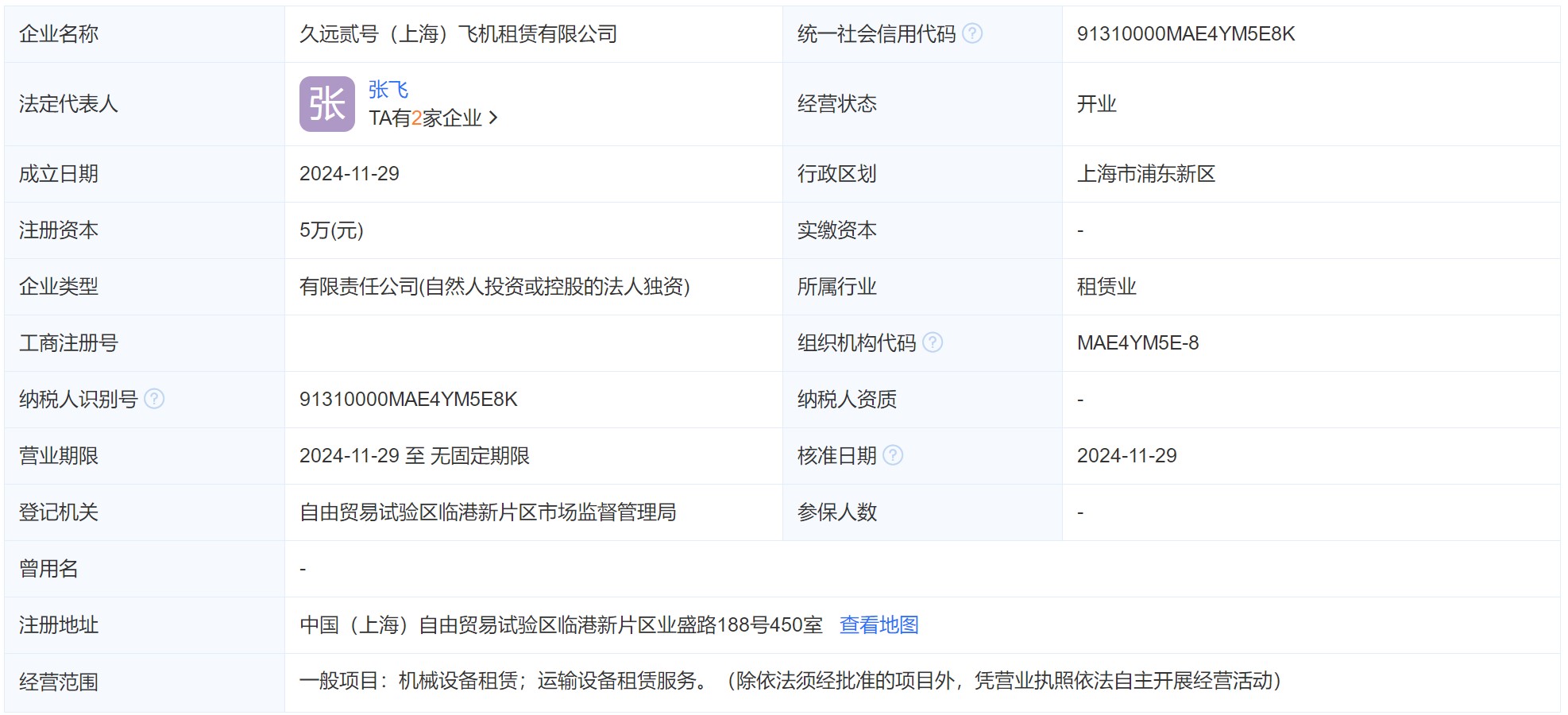 吉祥航空新成立飞机租赁公司