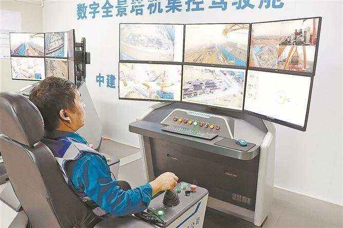 廈門翔安國際機場建設首次引入5G無人塔吊技術