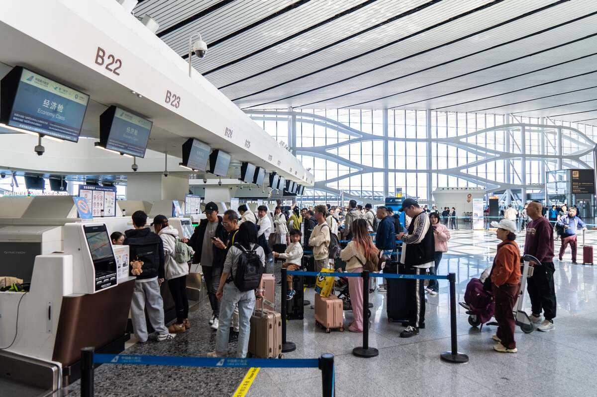 大興機場清明節假期預計運送旅客41.9萬人次