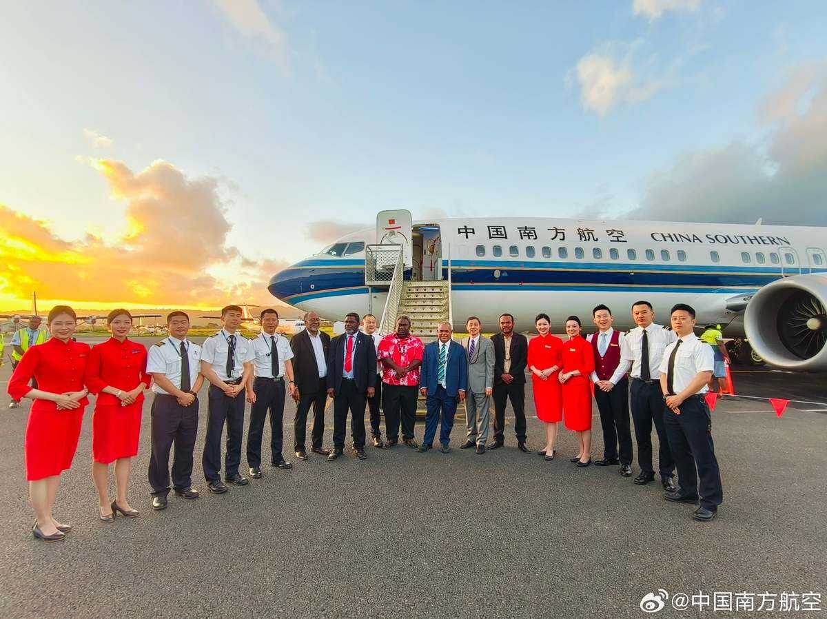 通航國家增至79個 南航開通廣州至瓦努阿圖航線