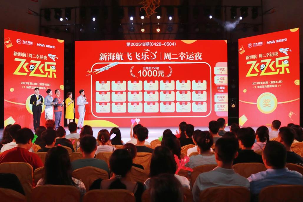 礼赞工匠精神 颂扬创新创效 新海航“飞飞乐”现金抽奖第41期在海口举行