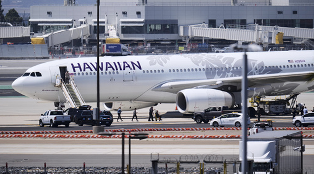 美媒：夏威夷航空一客機(jī)起飛前疑遭“炸彈威脅”，1人被捕