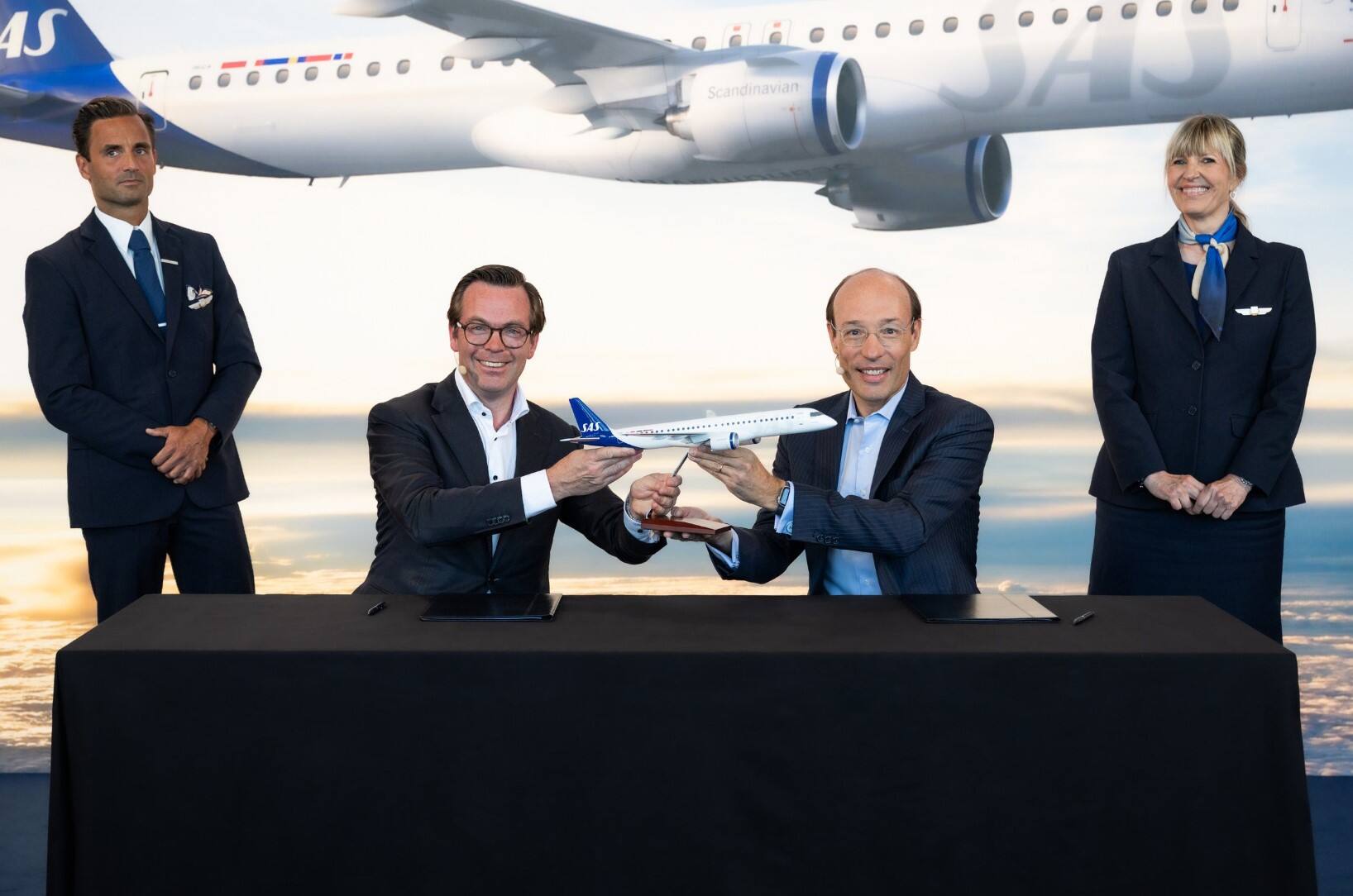 北欧航空创纪录订购55架巴航工业飞机 驱动未来增长与区域连通