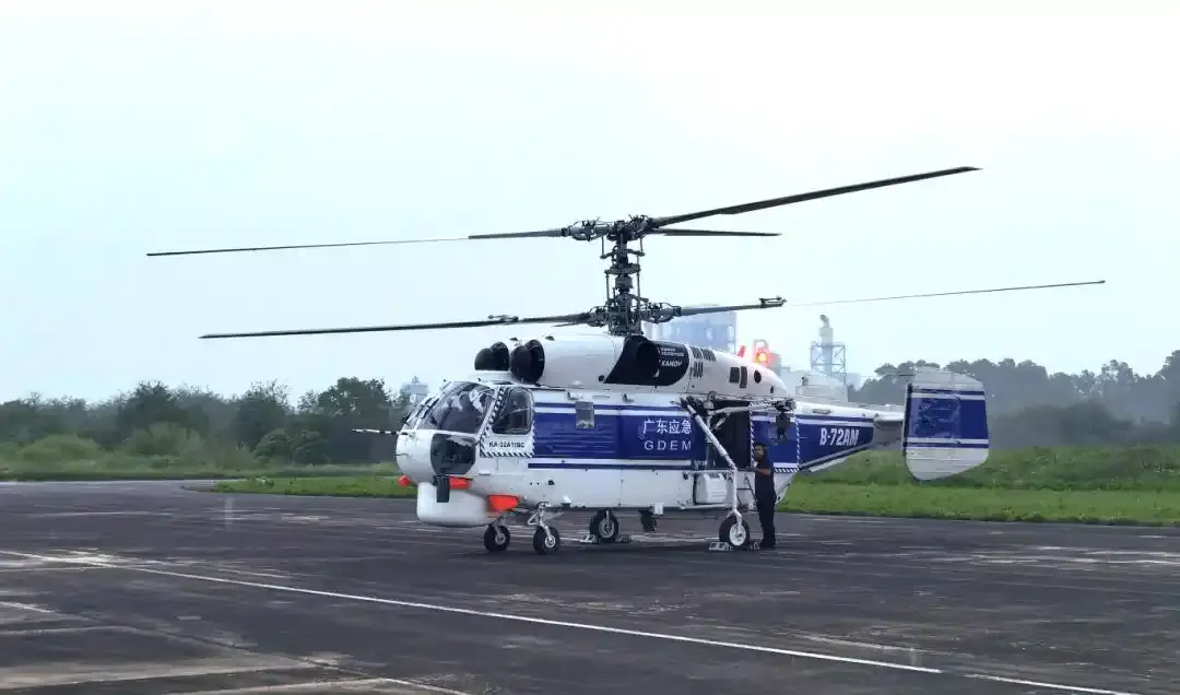 广东省应急航空救援阳江基地投入备战执勤