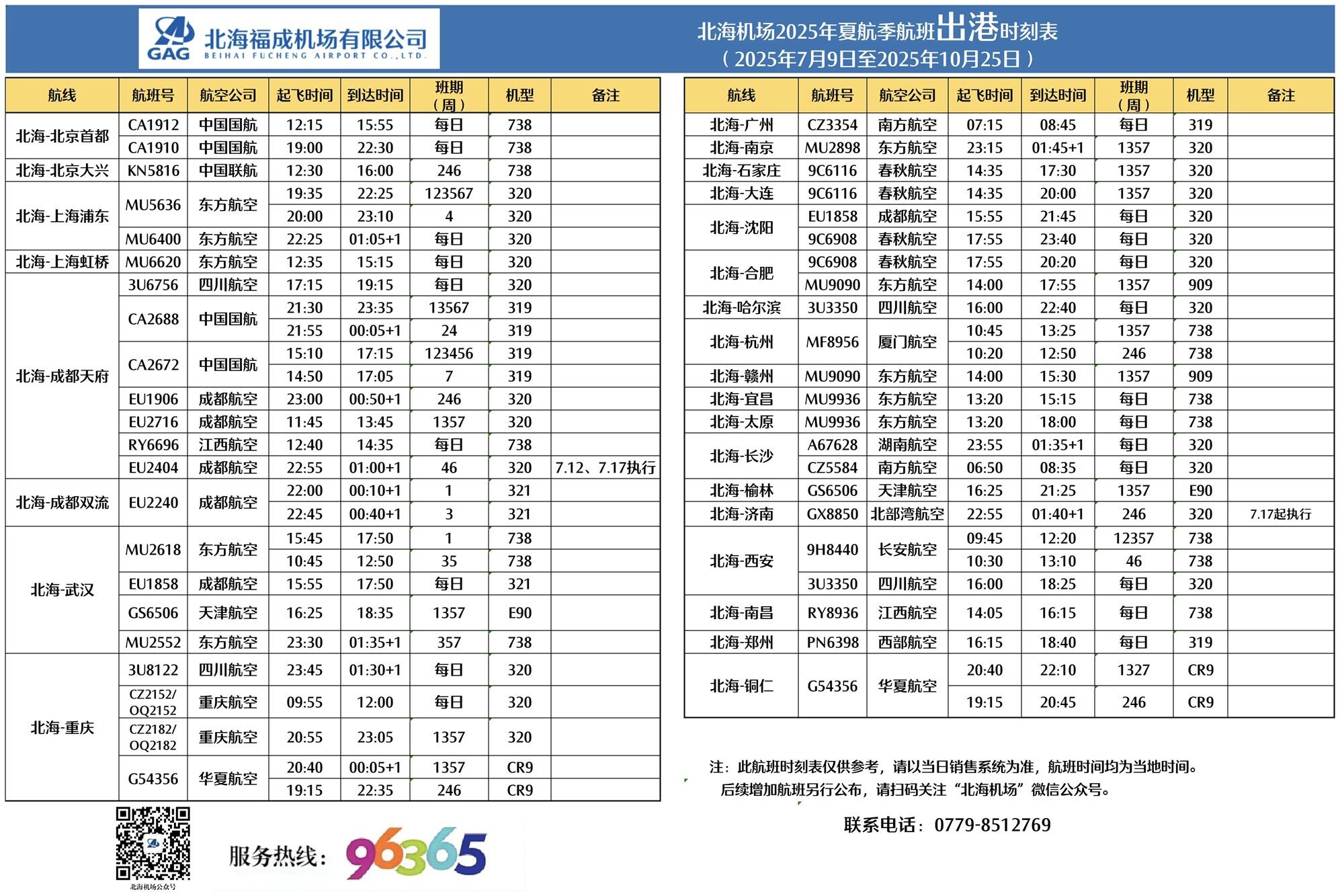 暑假“打飞的”游北海！新开加密多条航线航班→