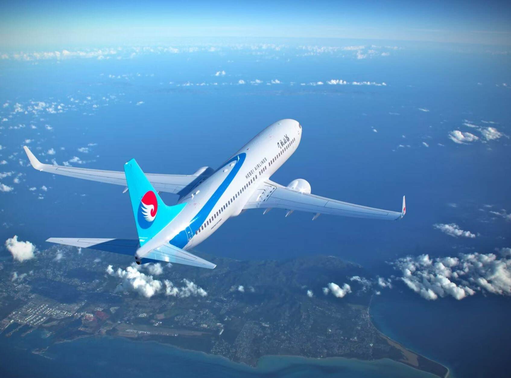 河北航空暑运期间加密石家庄-重庆航线