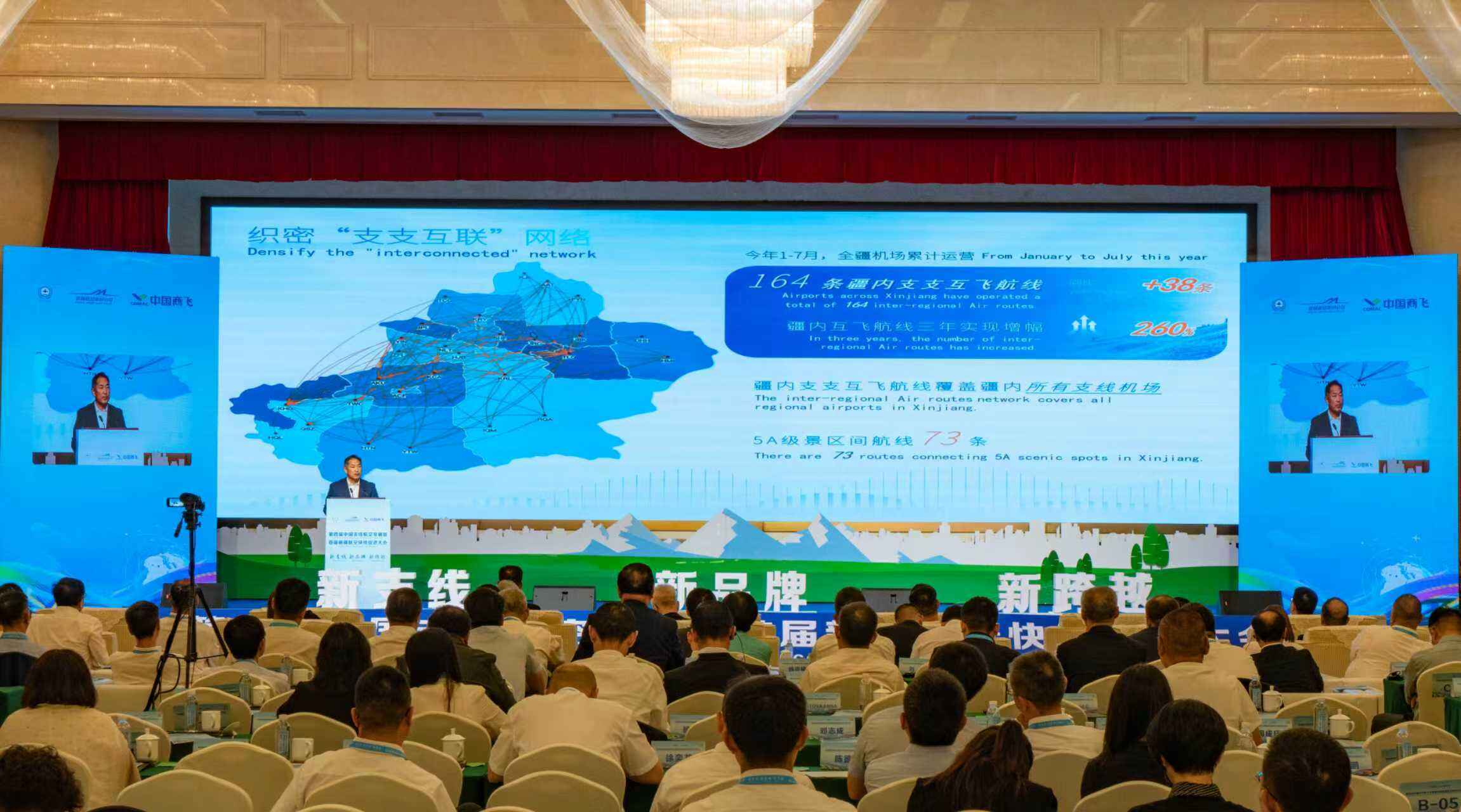 第四届中国支线航空发展暨首届新疆航空快线促进大会在新疆伊犁州召开