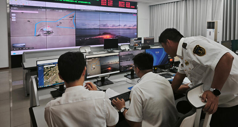 宁波航标处应用无人机机场高效完成夜间航标巡检